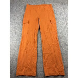 Athleta Delancey Straight Cargo Pants Foliage Orange 882625 Women's LP Petite